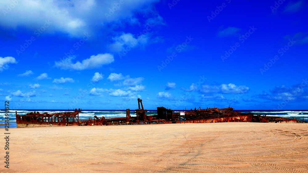ship wreck - Fraser Island