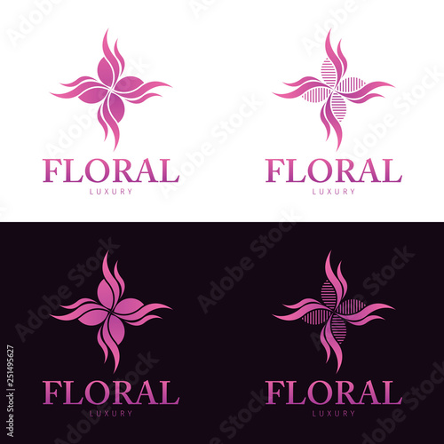 beauty floral logo