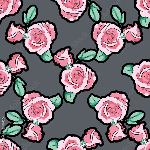 Rose pink pattern