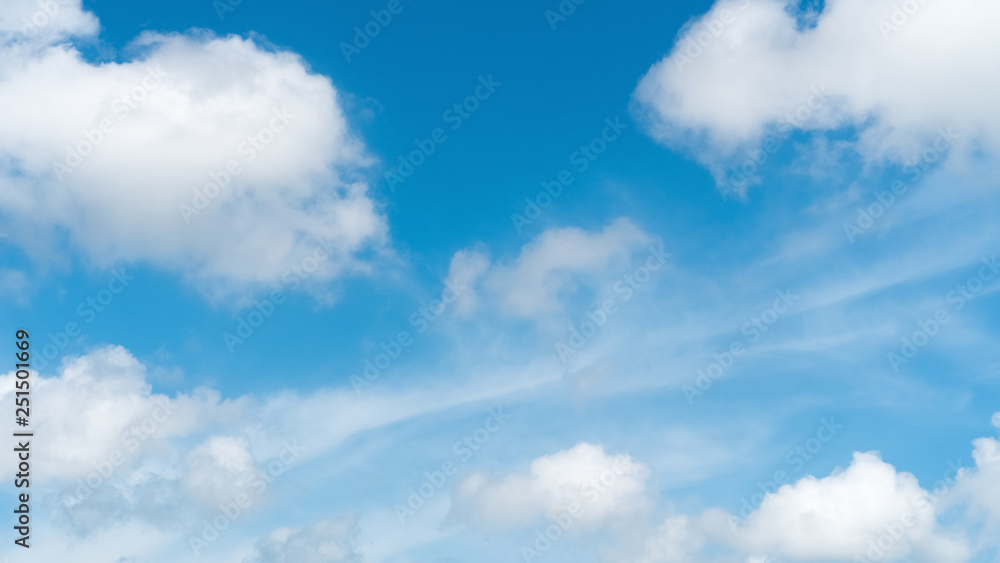 Blue sky and white clouds background. Blue sky and white clouds background.