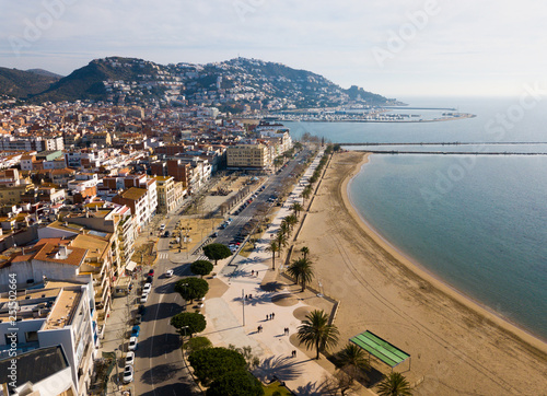 Aerial view of Roses  Spain