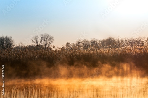 fog over the river at dawn © Николай Брехов