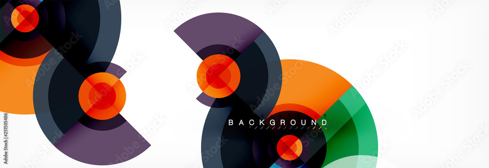 Geometric circle abstract background, creative geometric wallpaper. Geometric circle abstract background, creative geometric wallpaper.