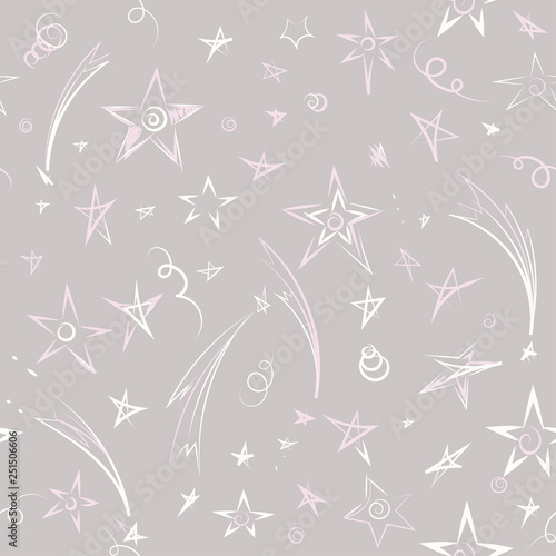 Vector seamless sprocket background. Hand drawing