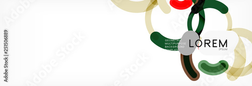 Circular lines design background