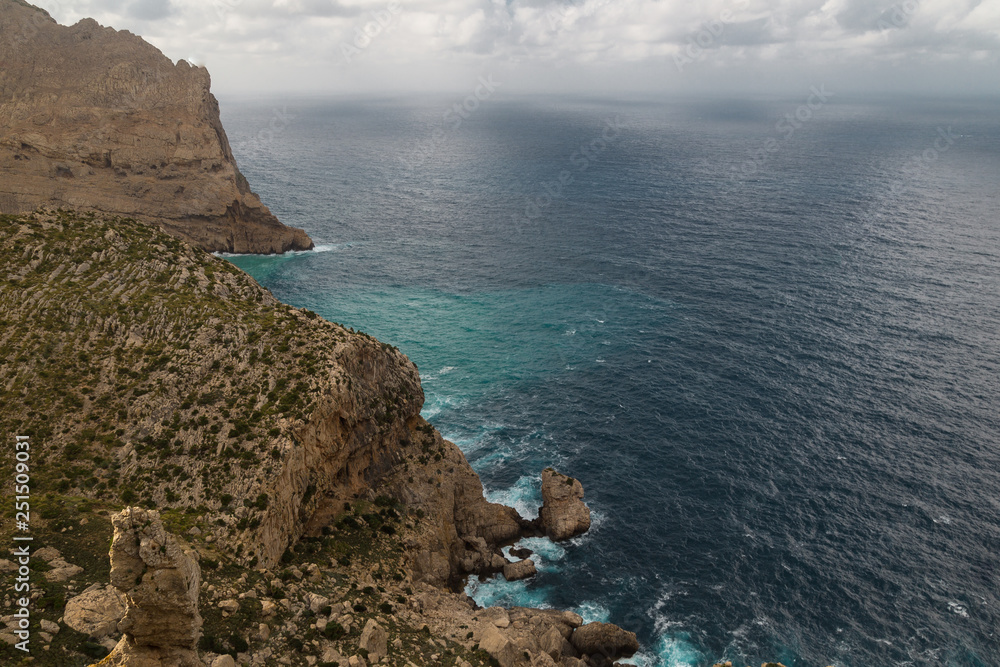 Mallorca sea scape at the summer 