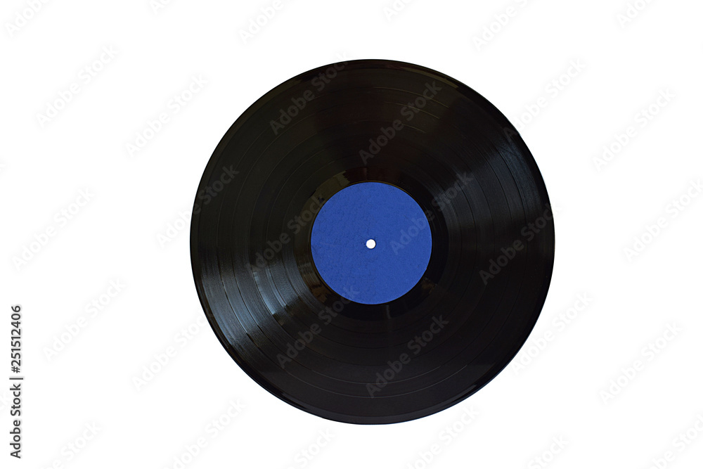 Vinyl plates are isolated on a white background. Vinyl plates are isolated on a white background.