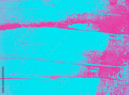 pink and blue paint abstract background texture with grunge brush strokes