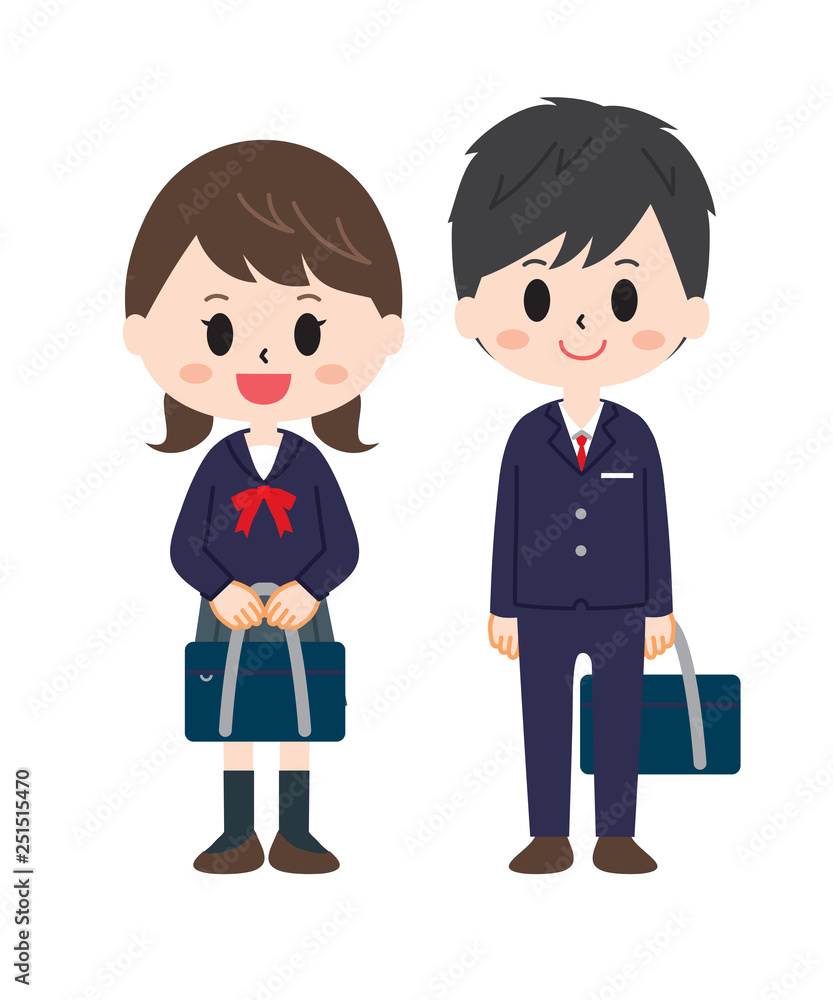 Entrance ceremony image man and woman set Entrance ceremony image man and woman set