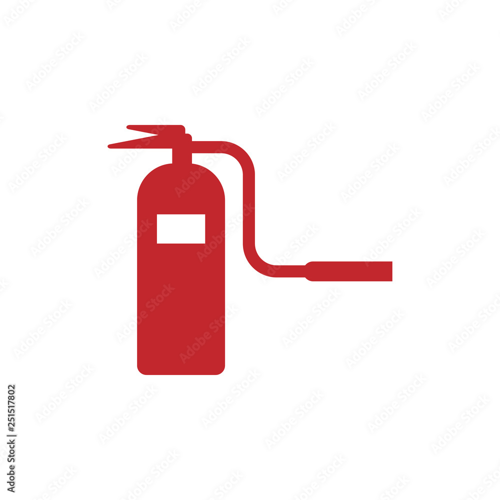 Obraz premium Fire extinguisher icon design template vector isolated