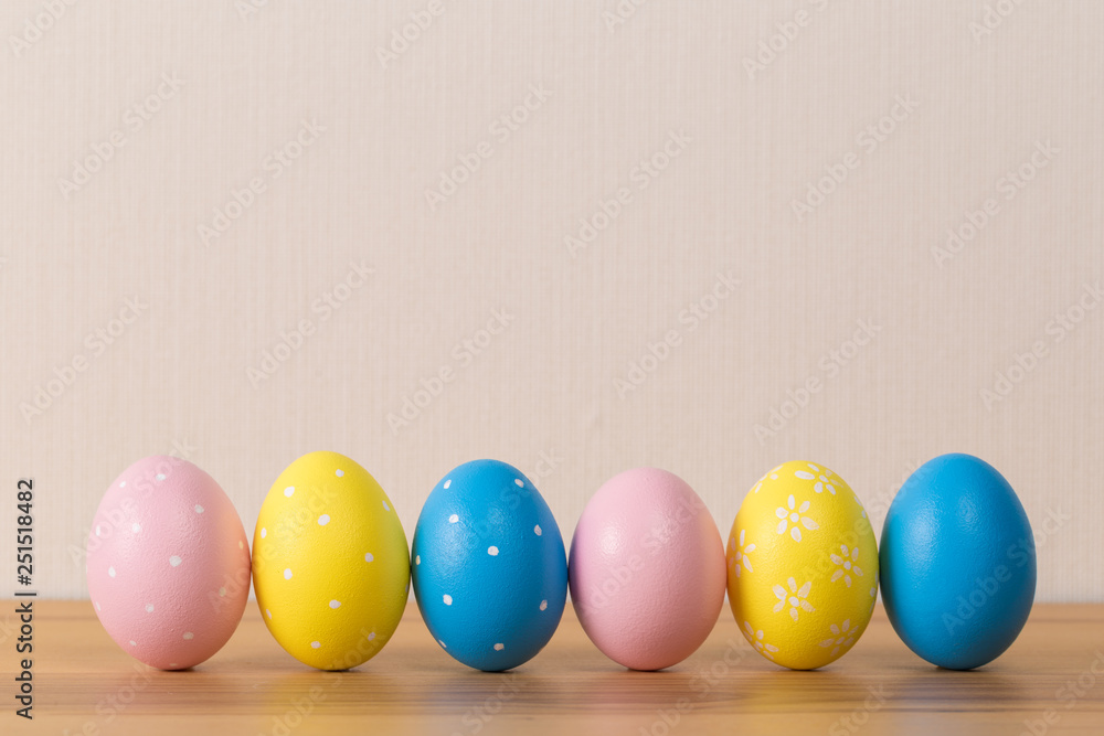 Colorful easter eggs. Background with easter eggs. Colorful easter eggs. Background with easter eggs.