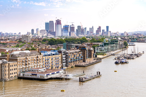 London cityscape with River Thames © vichie81