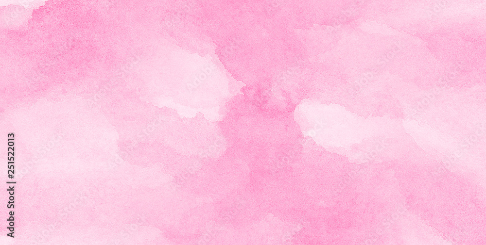 Abstract soft pink watercolour background painted on white grain paper  texture. Grunge magenta shades aquarelle illustration. Watercolor canvas  for creative design, vintage cards, retro templates. Stock Photo | Adobe  Stock