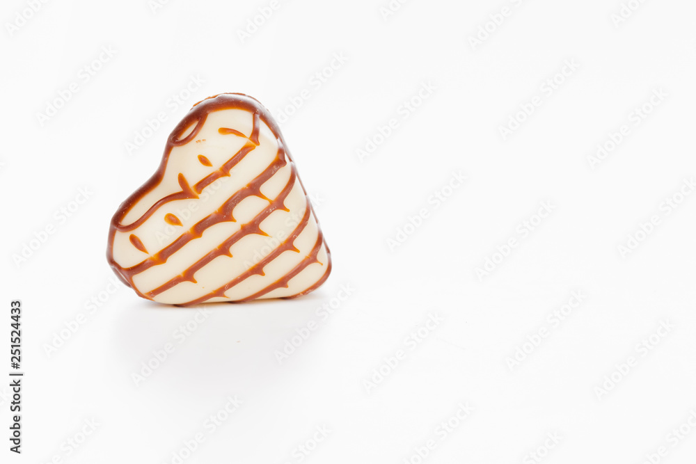 chocolate hearts isolated on white chocolate hearts isolated on white