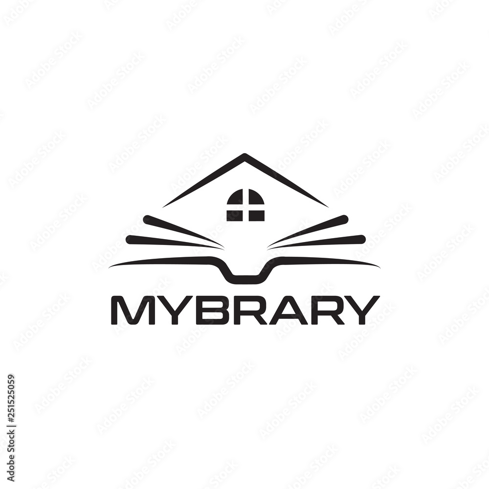Book Logo design vector template Linear style.book shop store vector logo design Book Logo design vector template Linear style.book shop store vector logo design