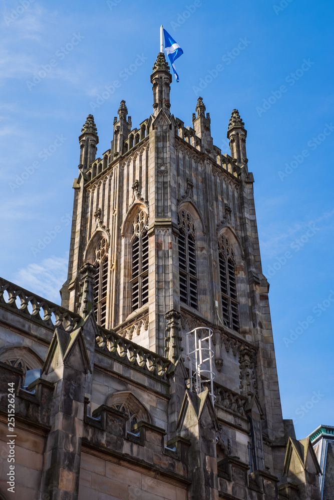 Turm der Parish Church in Edinburgh/Schottland