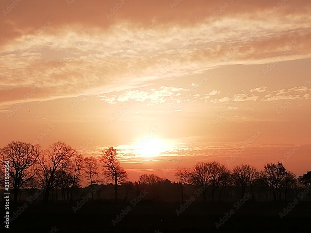 Fototapeta premium dig sunrise