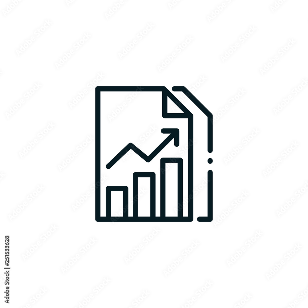 document icon with finance concept design document icon with finance concept design