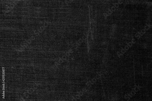 Texture of Fabric, Canvas Black Color. Textile Texture Background.
