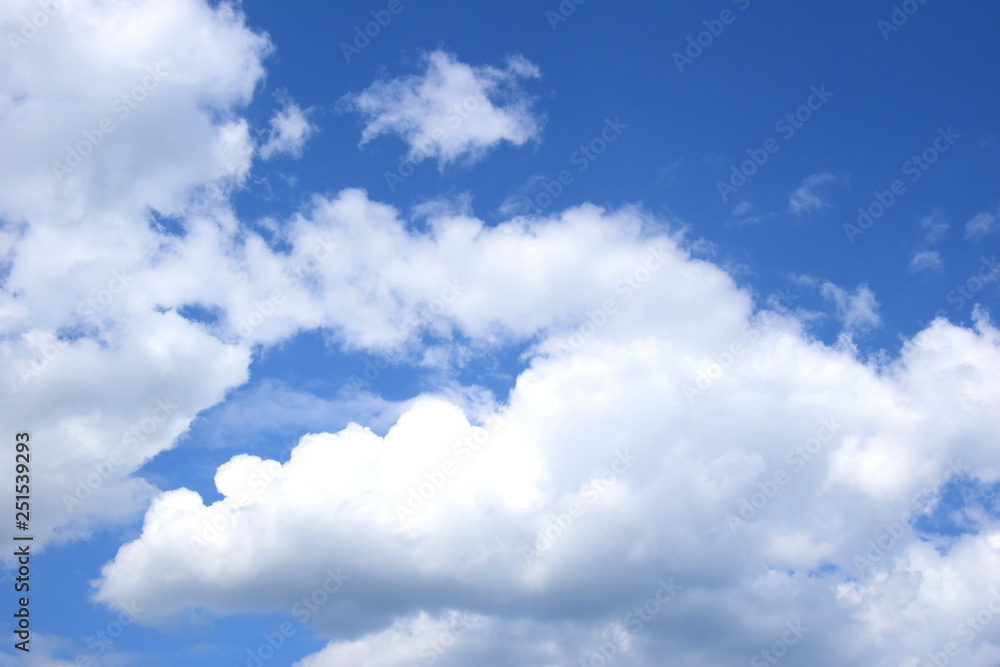 Fototapeta premium Wolkenhimmel im Sommer