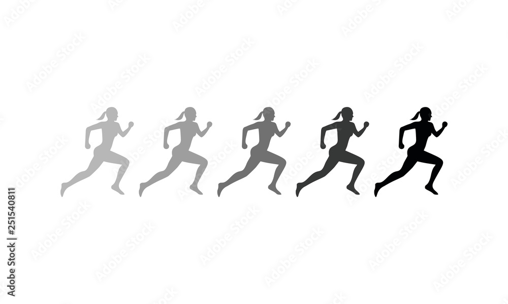 Run women competition icon