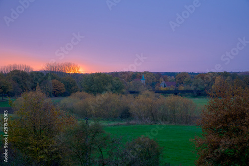 Sonnenaufgang an der Aue