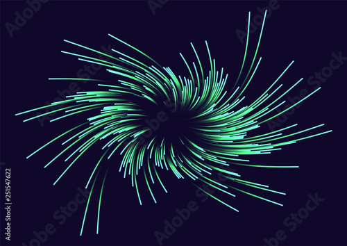 Lines composed of glowing backgrounds, abstract vector background
