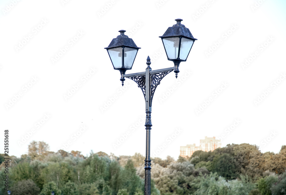 street lamp in the park 