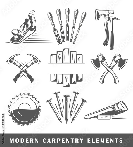 Modern carpentry tools