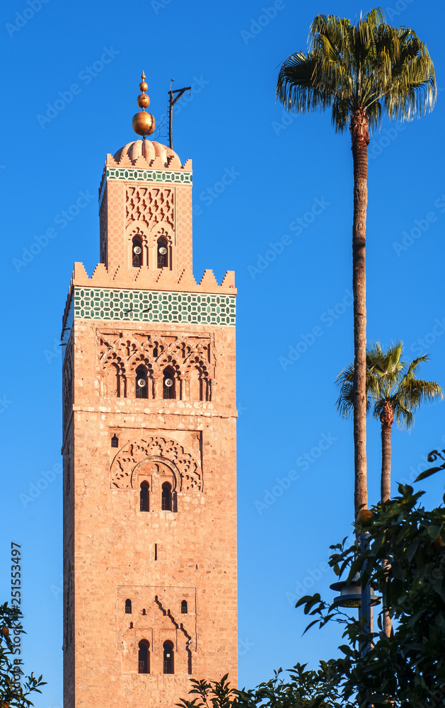 Mosque of Kutubia,Marrakech,Morocco