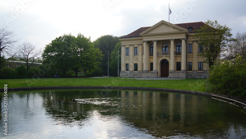 prince carl palais fountain pond munich bavaria