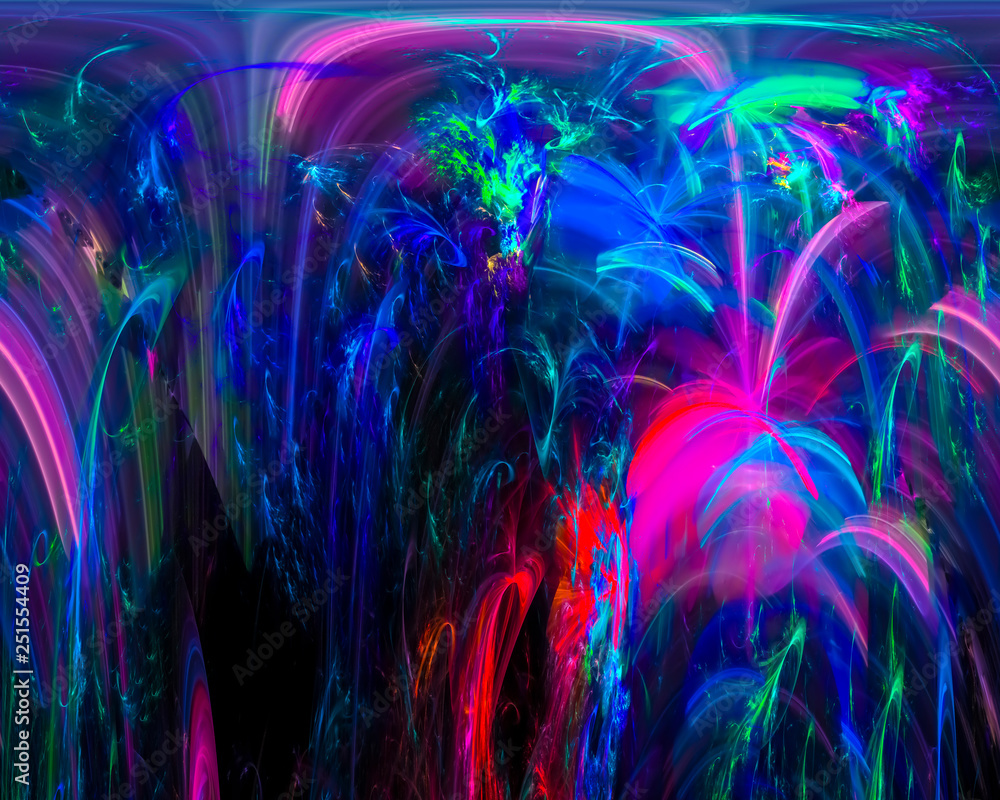 Fototapeta premium abstract digital fractal, fantasy design 