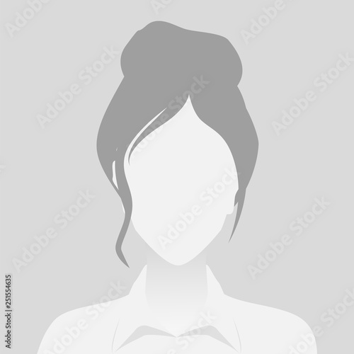 Person gray photo placeholder woman
