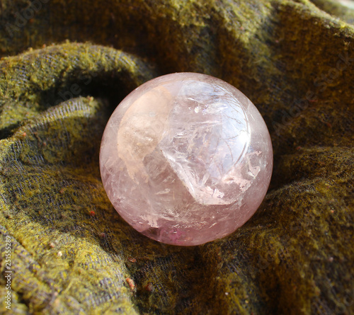 Crystal quartz ball