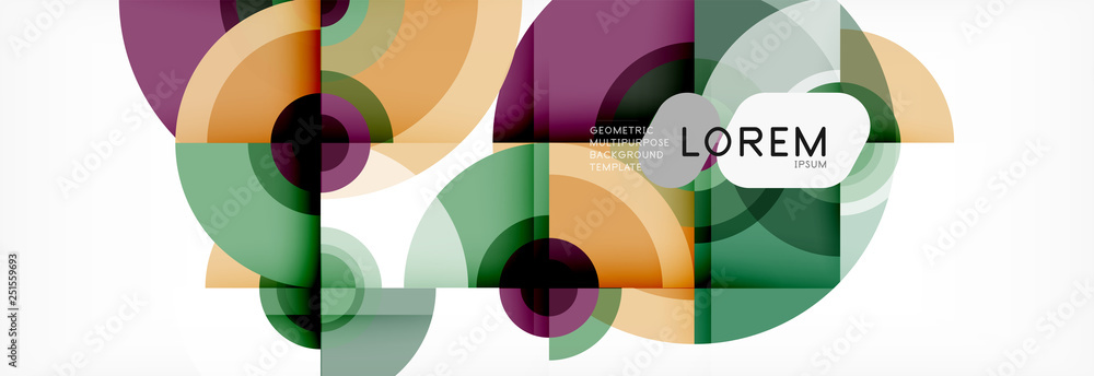 Modern circle background Modern circle background