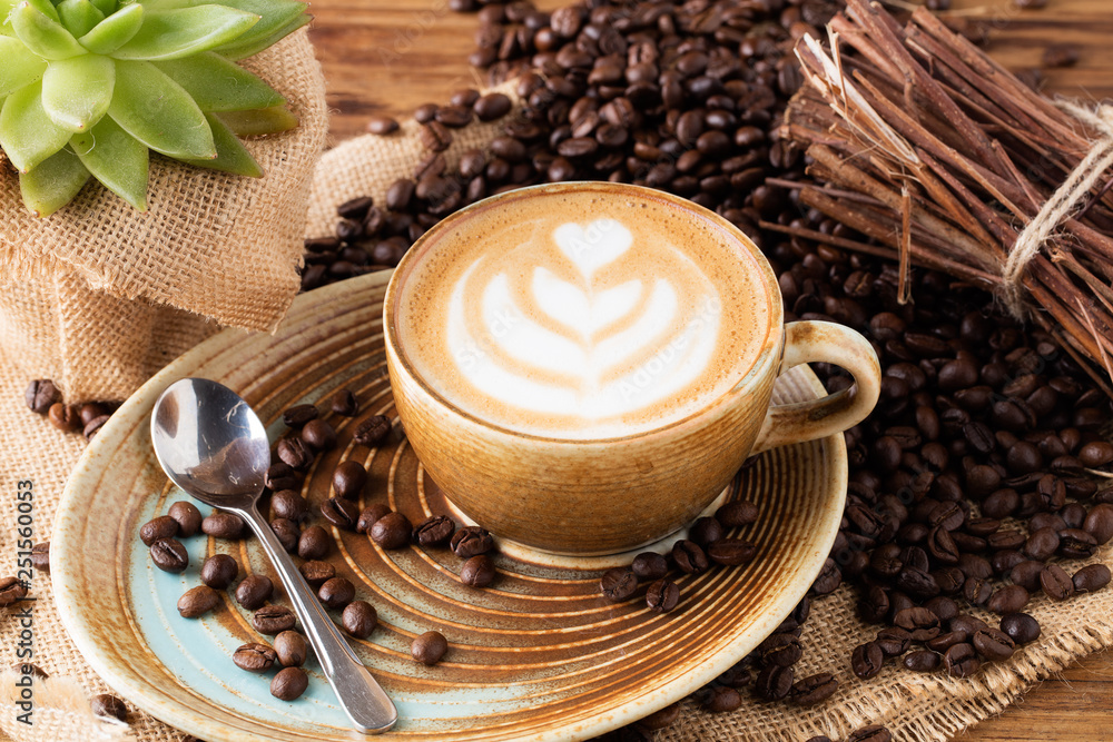 Rolgordijnen met latte #251560053