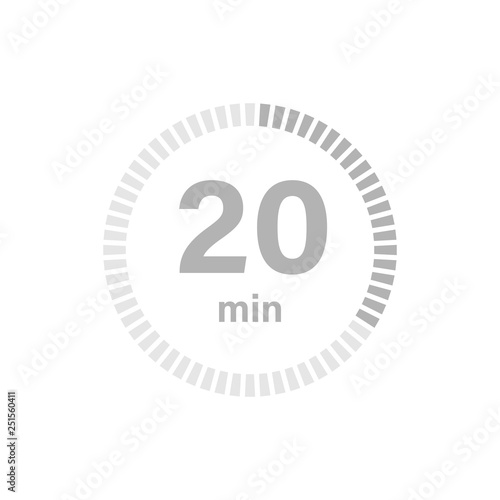 Timer sign 20 min