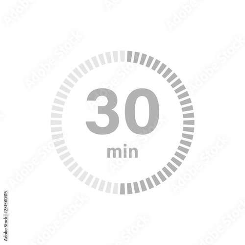 Timer sign 30 min