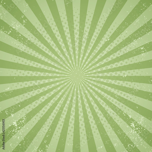 Green Rays background