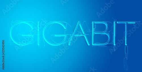 gigabit - tec font
