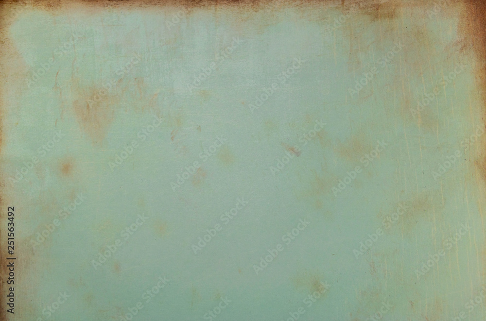 Ressource graphique, mur couleur vert de gris, tâché de rouille Ressource graphique, mur couleur vert de gris, tâché de rouille