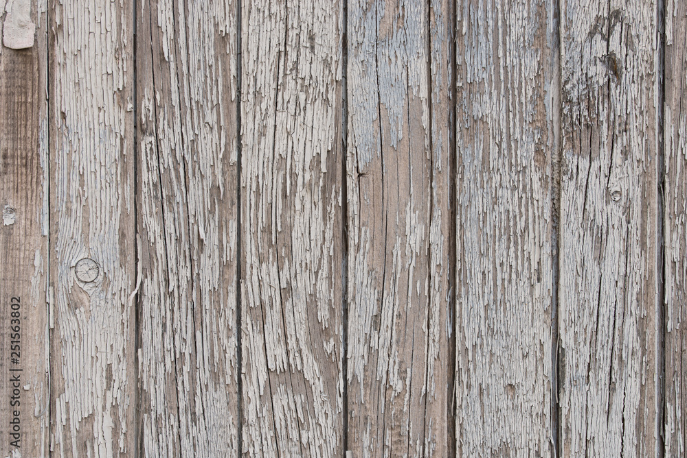 peeling painted wooden wall texture background