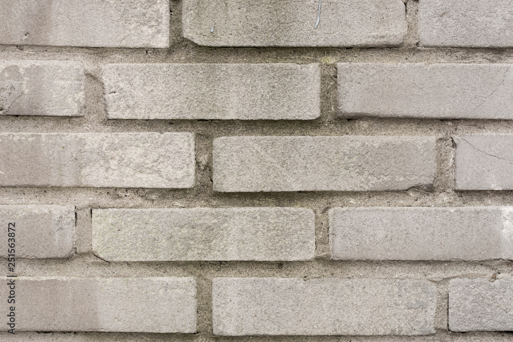 Fototapeta premium grey brick wall background texture