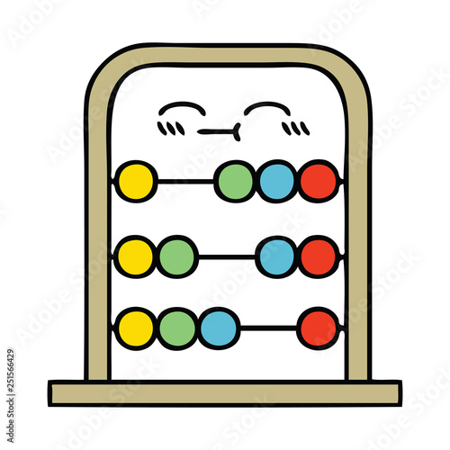 cute cartoon abacus