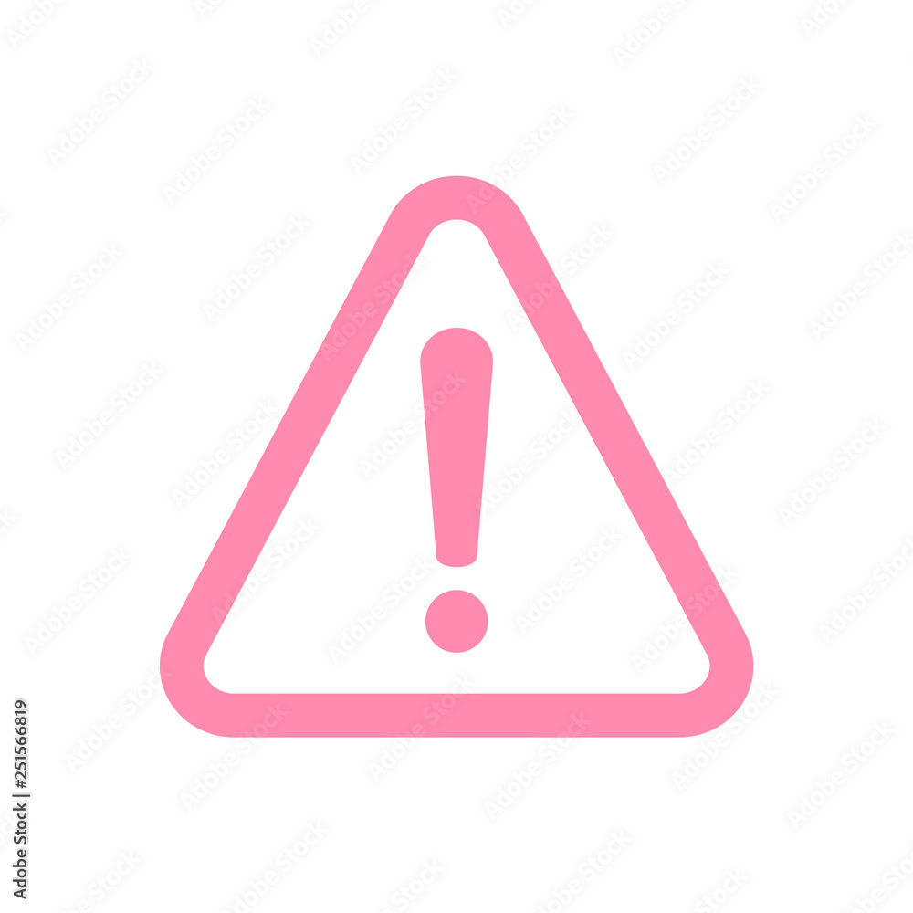 Exclamation danger sign . The attention icon. Danger symbol. Alert icon Exclamation danger sign . The attention icon. Danger symbol. Alert icon