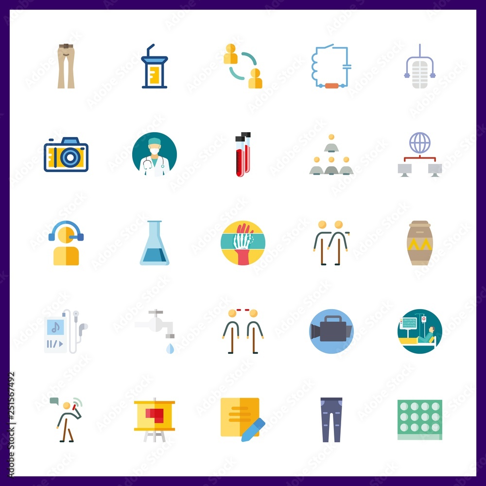 25 professional icon. Vector illustration professional set. networking and telemarketer icons for professional works 25 professional icon. Vector illustration professional set. networking and telemarketer icons for professional works