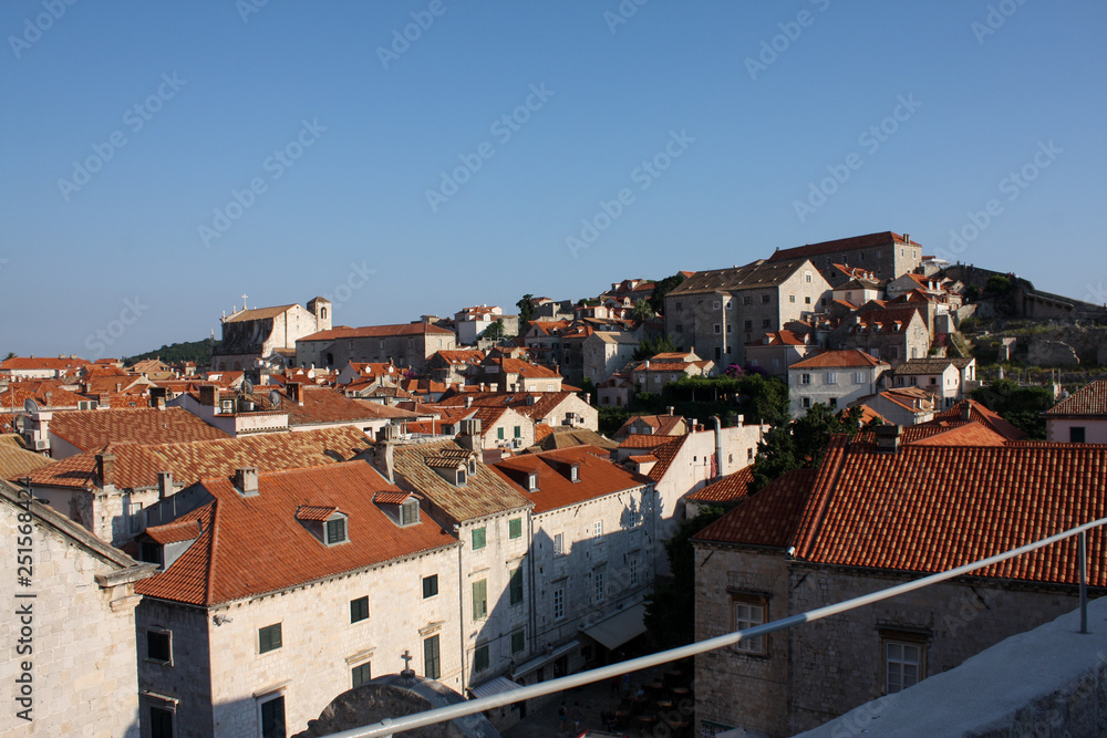 View of Dubrovnik town, Croatia