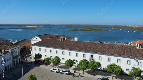 Largo da Se, elevated view, Faro, Algarve, Portugal
