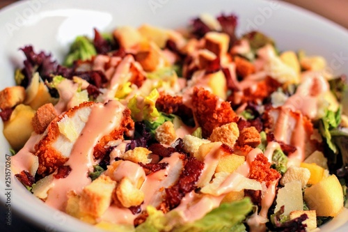Obraz na płótnie Ensalada cesar de pollo