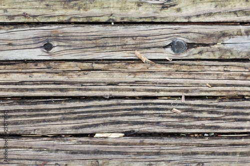 A close view of the wood texture.